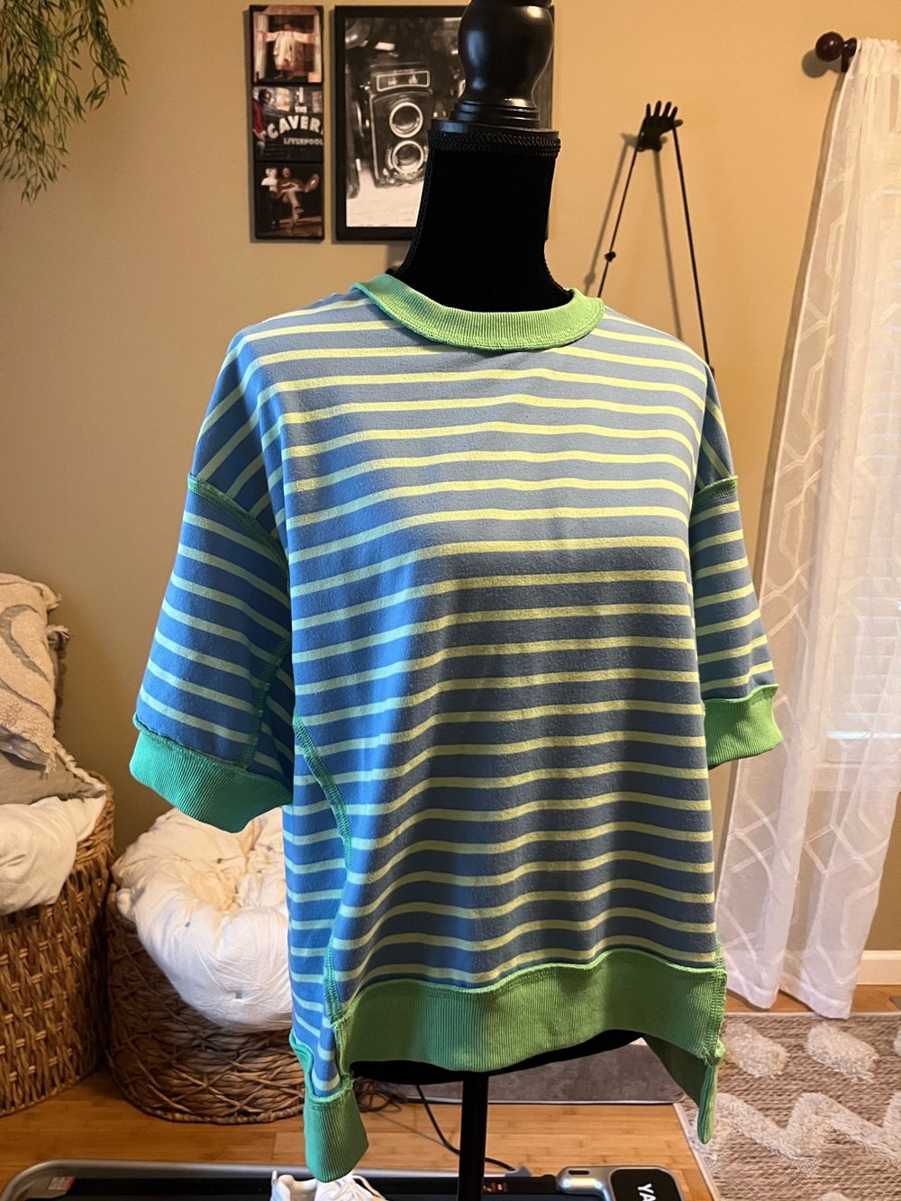 Color block shirt